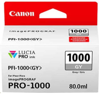 Canon CARTRIDGE PFI-1000GY šedá pro ImagePROGRAF PRO-1000 (1465 str.)