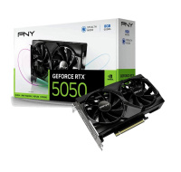 PNY VGA NVIDIA GeForce RTX 5050 8GB Dual Fan, RTX 5050, 8GB GDDR6, 3xDP, 1xHDMI