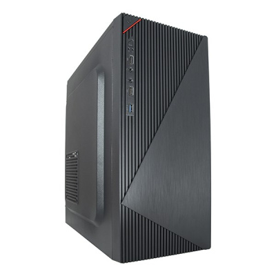 BAZAR - VeinX case Crown CR18A Mid Tower, bez zdroje, 1x USB3.0, 2x USB2.0, černá - Poškozený obal (Komplet)