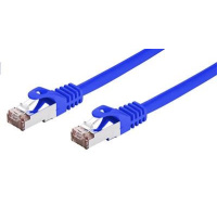 C-TECH kabel patchcord Cat6, FTP, modrý, 2m