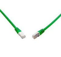 Solarix 10G patch kabel CAT6A SFTP LSOH 5m zelený non-snag-proof C6A-315GR-5MB