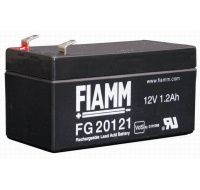 Baterie - Fiamm FG20121 (12V/1,2Ah - Faston 187 - 48mm), životnost 5let