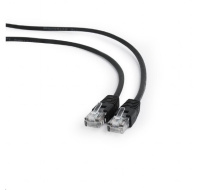 GEMBIRD kabel patchcord Cat5e UTP 0,25m, černý