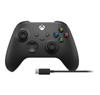 Xbox Wireless Controller černý + USB-C kabel