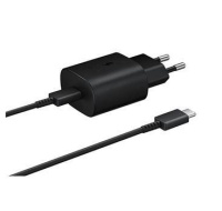 Samsung síťová nabíječka EP-TA800EBE + kabel EP-DG980BBE USB-C, 25W, černá, (bulk)