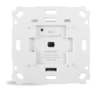 Homematic IP  Spínací akční člen dvoukanálový - 6A, zápustná montáž - HmIP-BS2