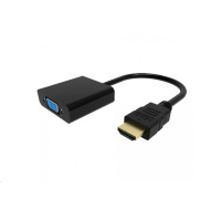 WG - Adaptér HDMI (male) to VGA (female; D-Sub DE-15)