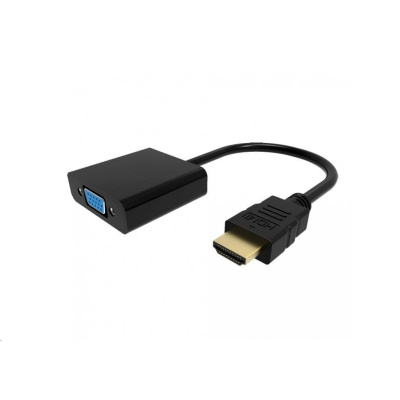 WG - Adaptér HDMI (male) to VGA (female; D-Sub DE-15)