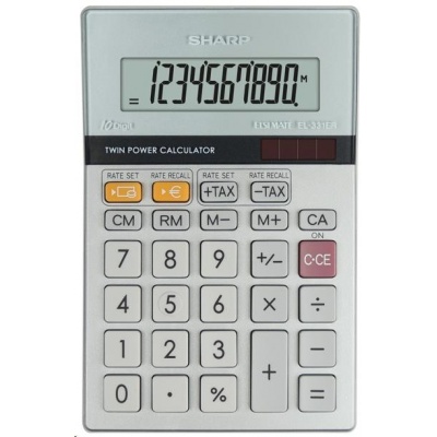 SHARP kalkulačka - EL-331ERB - stříbrná