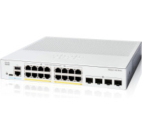 Cisco Catalyst switch C1300-16P-4X (16xGbE,4xSFP+,16xPoE+,120W,fanless)