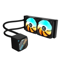 GIGABYTE Vodní chladič GAMING 240, 2x120mm, ARGB, LGA1851, AM5, černá