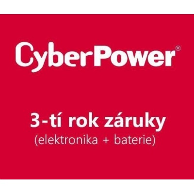 CyberPower 3-tí rok záruky pro BPSE240V75ART3UOA