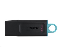 Kingston Flash Disk 64GB USB3.2 Gen 1 DataTraveler Exodia (Black + Teal)