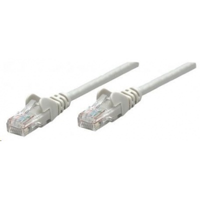 Intellinet patch kabel, Cat6 Certified, CU, UTP, PVC, RJ45, 30m, šedý