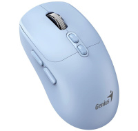 GENIUS myš NX-8080S BT/ duální Bluetooth + 2,4GHz/ 1600 dpi/ Copilot/ bezdrátová/ tichá/ modrá