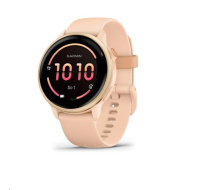 Garmin vívoactive® 6 Metallic Pink Dawn / řemínek Pink Dawn