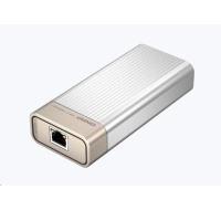 QNAP QNA-UC10G1T adaptér USB-C/Thunderbolt 4 na 10GBASE-T (1x10GbE,1xUSB-C4/TB4,fanless)