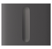 Ajax CenterButton (Dimmer) vertical - Středový kryt stmívatelného tlačítka, vertikální instalace, šedá