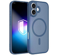 3mk ochranný kryt Misty MagCase Blue pro Apple iPhone 17