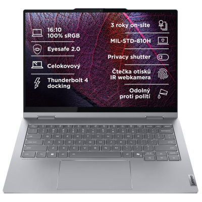 LENOVO NTB ThinkBook 14 2-in-1 G5 - Ultra5 225U,14" WUXGA Touch,16GB,512SSD,FHD+IRcam,W11P