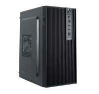 1stCOOL skříň STEP 6, micro tower, AU, USB 3.0, bez zdroje, černá