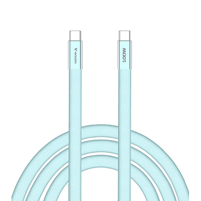 VERBATIM Kabel Sync & Charge SoftTouch USB-C, 100W, 120cm, modrá