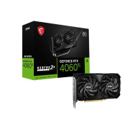 MSI VGA NVIDIA GeForce RTX 4060 Ti 8G VENTUS 2X BLACK E1 OC, 8G GDDR6, 3xDP, 1xHDMI