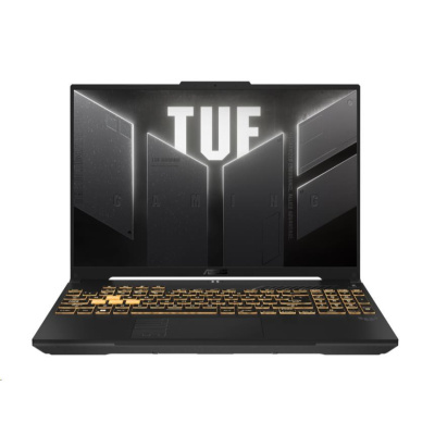 ASUS NTB TUF Gaming F16 (FX608JM-RV015), i5-13450HX, 16" 1920x1200, 16GB, 512GB SSD, UHD+RTX 5060, No OS, Jaeger Gray