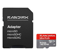 Sandisk Ultra PLUS micro SDHC karta 128GB UHS-I, V10, U1, C10, (200MB/s)