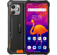 Rugged Smartphone Blackview BV8900 4G P90 8GB 256GB 10000-33W A13-D3, Thermal, Black w Orange [No Charger]