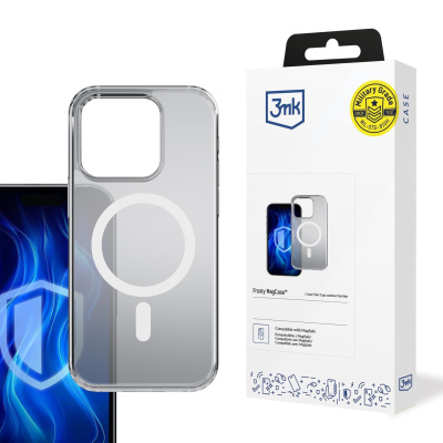 3mk ochranný kryt Frosty MagCase White pro Apple iPhone 16E