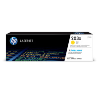 HP 203X High Yield Yellow Original LaserJet Toner Cartridge (2,500 pages)