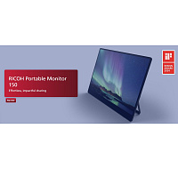 RICOH Portable LCD 150 15.6" 16:9 1920x1080 OLED 1ms 100,000:1 10-point Multi-Touch USB-C Powered, Ultra-Lightweight