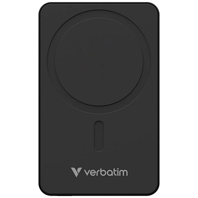 VERBATIM Powerbanka Charge 'n' Go Essentials, Magnetická, 20000 mAh, USB-C, Černá