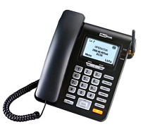 BAZAR - MaxCom MM28DHS, stolní GSM telefon, černá - Po opravě (Komplet)