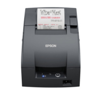 Epson TM-U220IIB, ERC38B, cutter, USB, dark grey