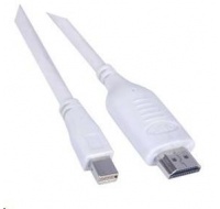 PREMIUMCORD Kabel Mini DisplayPort - HDMI 3m, bílý