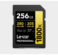 Lexar SDXC Pro 1800x U3 UHS-II R280/W210 (V60) 256GB