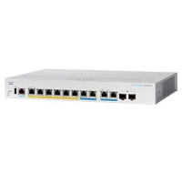 Cisco switch CBS350-8MGP-2X-EU (6xGbE,2x2,5GbE,2xMultigigabit/SFP+ combo,8xPoE+,124W,fanless) - REFRESH