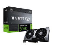 MSI VGA NVIDIA GeForce RTX 5070 12G VENTUS 2X OC, RTX 5070, 12GB GDDR7, 3xDP, 1xHDMI