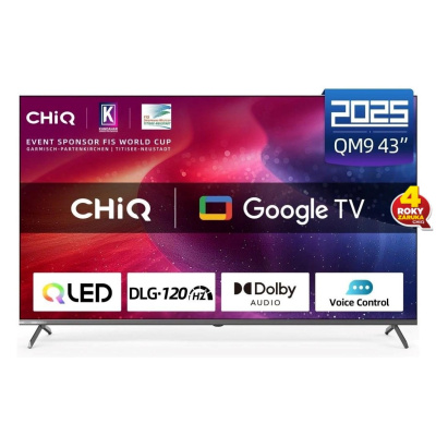 CHiQ U43QM9G TV 43", UHD QLED Google TV-demo