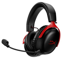 HyperX Cloud III Wireless BLK/RED GAM HEADSET - Sluchátka k PC