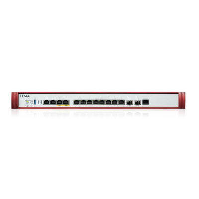 Zyxel USG FLEX 700H Series, 2*2.5G, 2*10G (PoE+) & 8 Gigabit user-definable ports,2*SFP+, 1*USB with 1 YR Gold Security