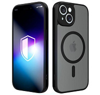 3mk ochranný kryt Misty MagCase Black pro Apple iPhone 15