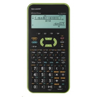 SHARP kalkulačka - ELW531XHGR - zelená
