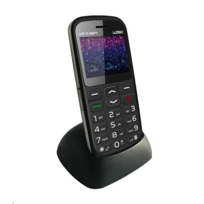 WG - Mobilní telefon WG8 C, tlačítkový, černá