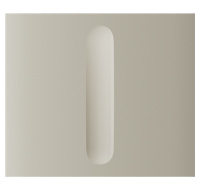 Ajax CenterButton (Dimmer) vertical - Středový kryt stmívatelného tlačítka, vertikální instalace, slonová kost