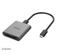 AKASA čtečka karet AK-CR-11BK (CFexpress), externí, USB 3.2 Type-C