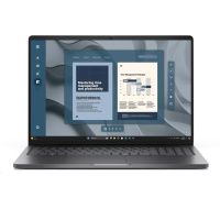 DELL NTB Pro 16 PC16255/AMD Ryzen 3 210/8GB/512SSD/16" FHD+ /IR Cam & Mic/65W/WLAN/FgrPr/Backlit Kb/W11 Pro/3Y PS NBD