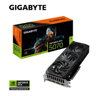 GIGABYTE VGA NVIDIA GeForce RTX 5070 WINDFORCE 12G, 12G GDDR7, 3xDP, 1xHDMI